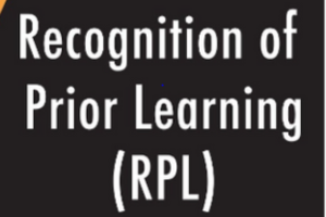 Recognition of Prior Learning (RPL)
